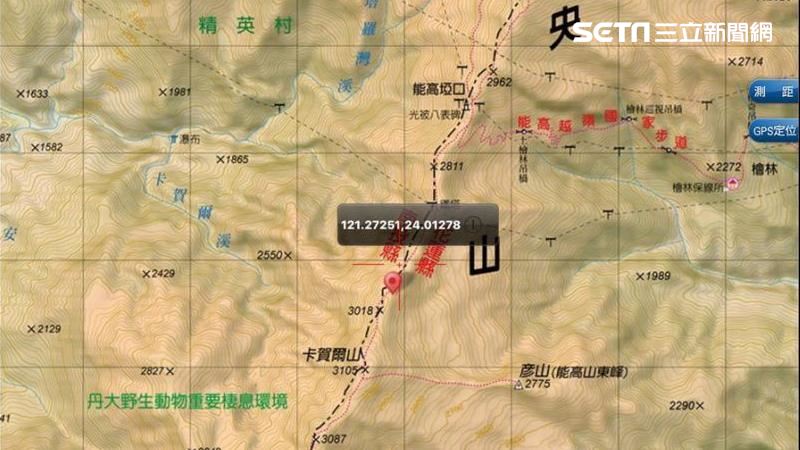 花蓮登山意外！協作員背帶勒脖無呼吸