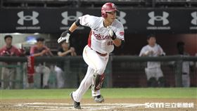 ▲樂天桃猿外野手藍寅倫。（圖／記者劉彥池攝影）