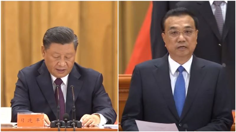 習近平演講40秒錯2字！李克強狂咳