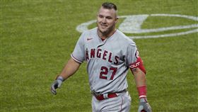 ▲楚奧特（Mike Trout）敲出本季第16轟。（圖／美聯社／達志影像）