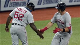 ▲紅襪新秀道貝克（Bobby Dalbec）連5場開轟寫紀錄。（圖／美聯社／達志影像）