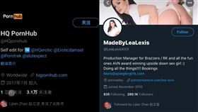 趙立堅,中國外交部,中國,色情女星,Lea Lexis(圖/翻攝畫面)
