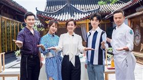 王俊凱,中餐廳,黃曉明,秦海璐,林述巍,楊紫。圖／中視提供