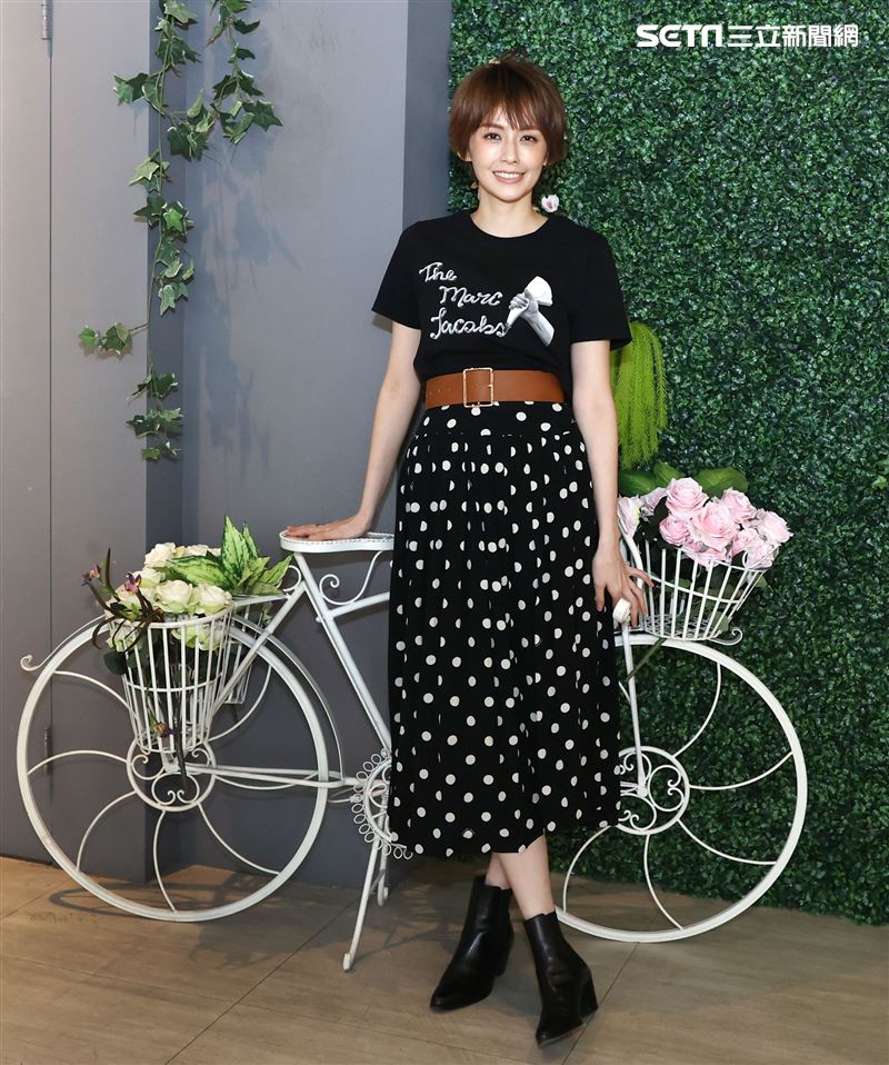 袁艾菲金鐘專訪。（記者邱榮吉/攝影）