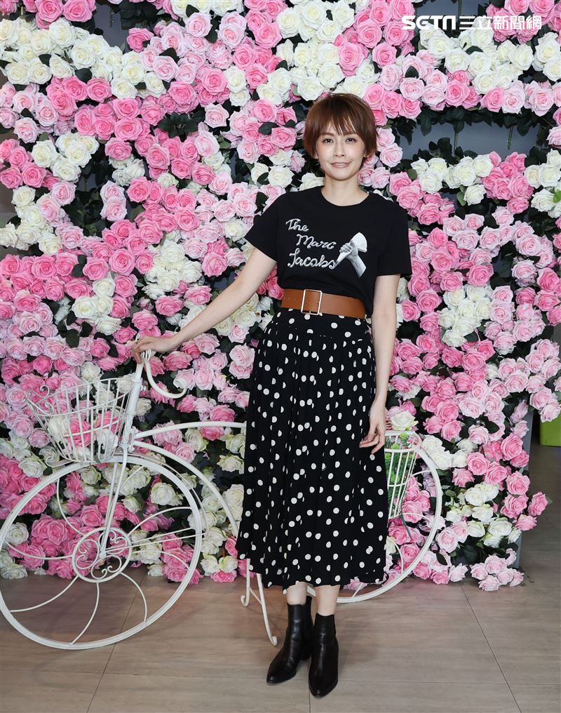 袁艾菲金鐘專訪。（記者邱榮吉/攝影）