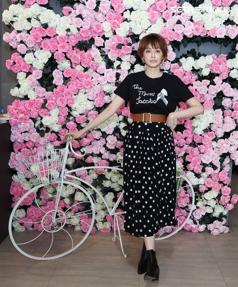 袁艾菲金鐘專訪。（記者邱榮吉/攝影）