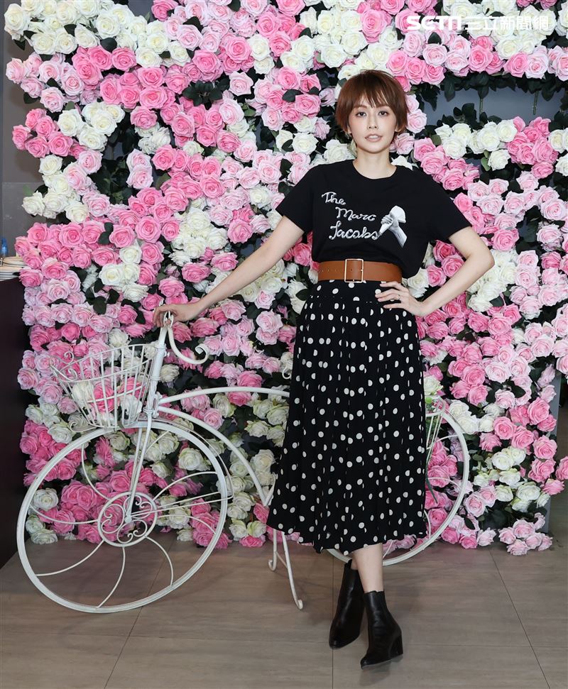 袁艾菲金鐘專訪。（記者邱榮吉/攝影）