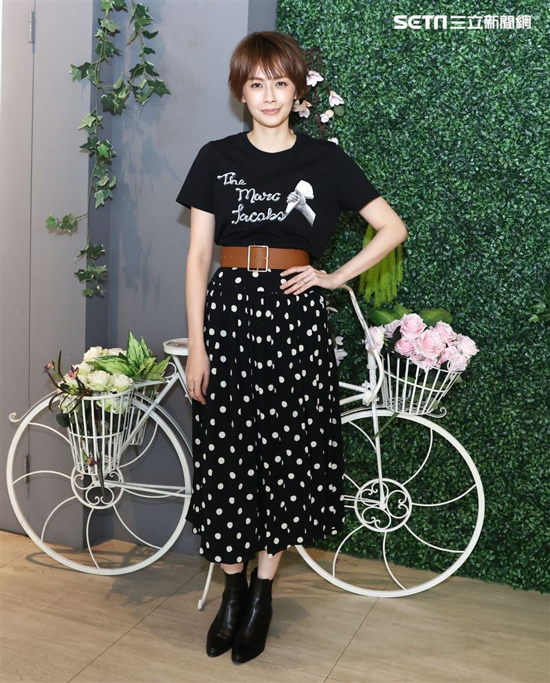 袁艾菲金鐘專訪。（記者邱榮吉/攝影）