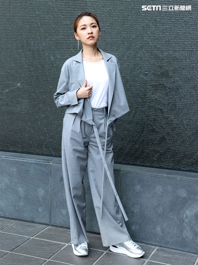 林玟誼金鐘專訪。（記者邱榮吉/攝影）