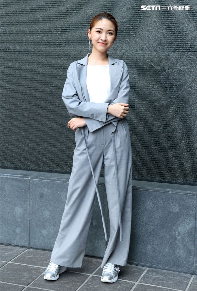 林玟誼金鐘專訪。（記者邱榮吉/攝影）