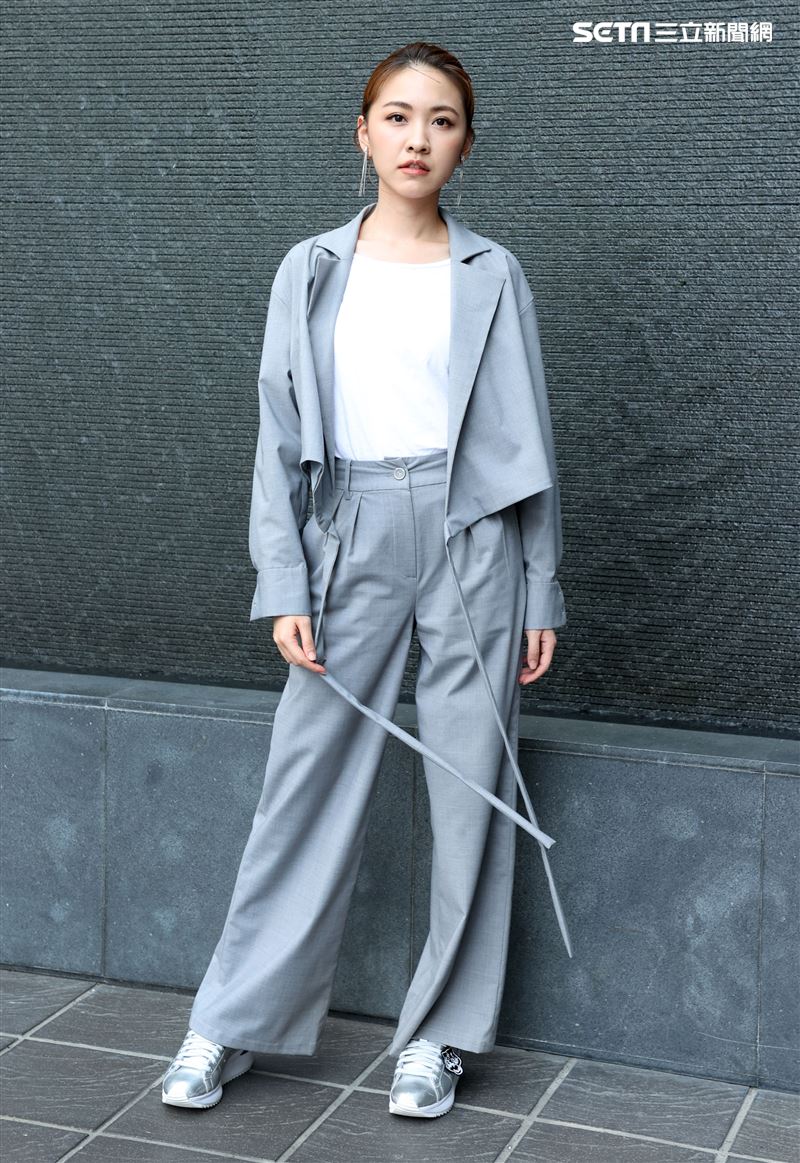 林玟誼金鐘專訪。（記者邱榮吉/攝影）