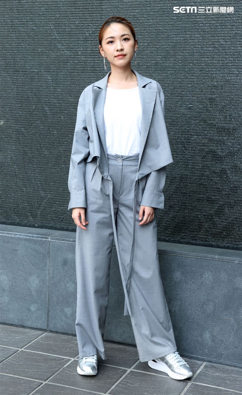 林玟誼金鐘專訪。（記者邱榮吉/攝影）