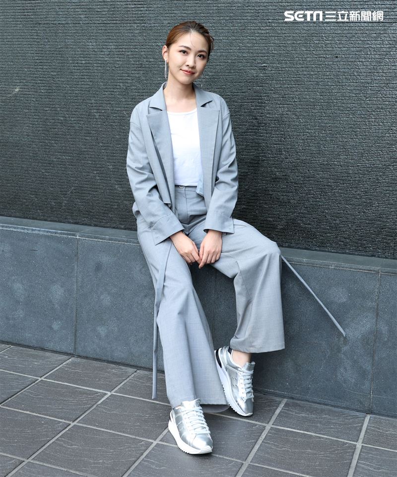 林玟誼金鐘專訪。（記者邱榮吉/攝影）