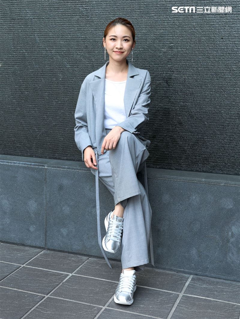 林玟誼金鐘專訪。（記者邱榮吉/攝影）