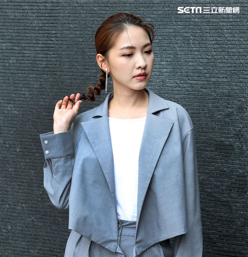 林玟誼金鐘專訪。（記者邱榮吉/攝影）
