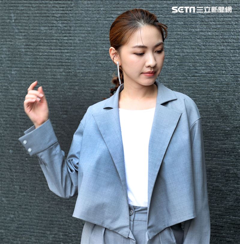 林玟誼金鐘專訪。（記者邱榮吉/攝影）