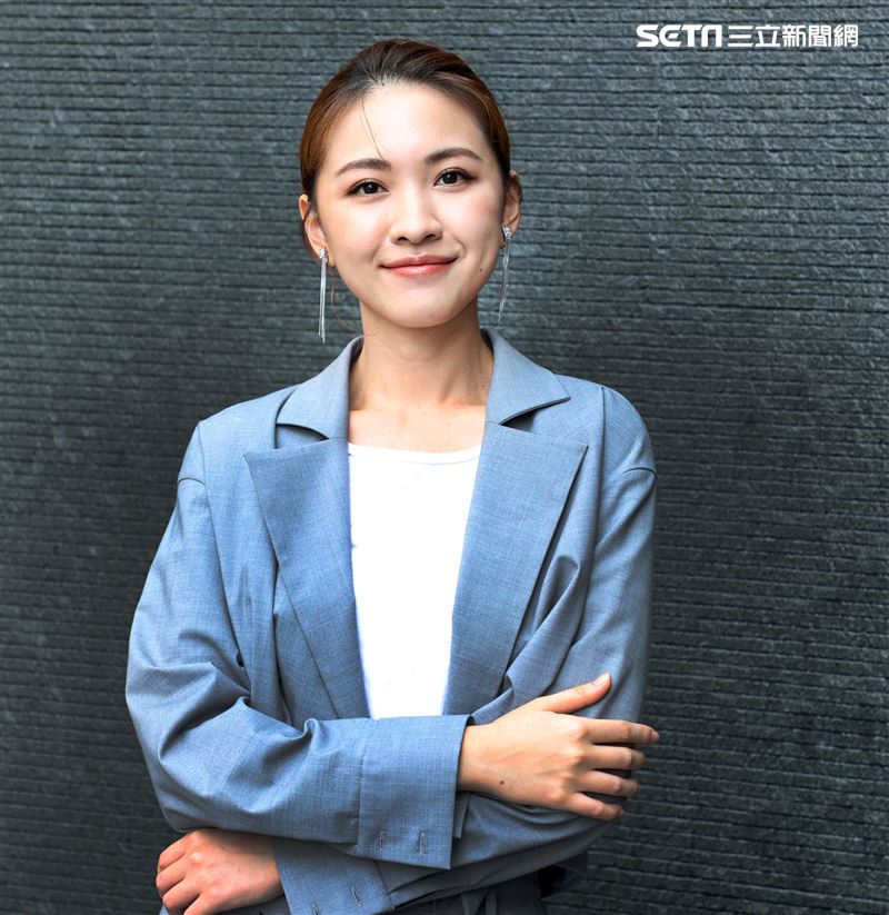 林玟誼金鐘專訪。（記者邱榮吉/攝影）