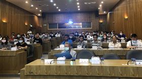 ▲運動彩券發行條例公聽會座無虛席，討論熱烈。（圖／台科大提供）