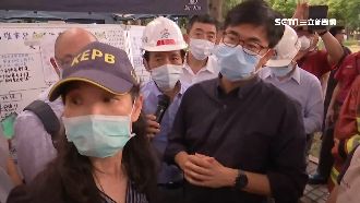 前鎮乙烯外洩　陳其邁緊急3赴現場