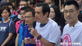 馬英九、江啟臣、黃呂錦茹出席「反對瘦肉精美豬公投連署」（圖／記者林恩如攝影）