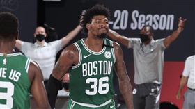 NBA／淘汰北境軍團　聰明哥撿到槍
NBA,季後賽,波士頓塞爾提克,Marcus Smart,多倫多暴龍,北境之王,權力遊戲
翻攝自推特