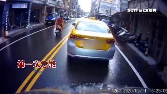 硬切還急煞　騎士怒：小黃都這樣開？