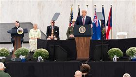 距離美國總統大選不到兩個月，共和黨籍現任總統川普出席911事件紀念活動。（圖/翻攝自The White House flickr網頁，版權屬公有領域）
