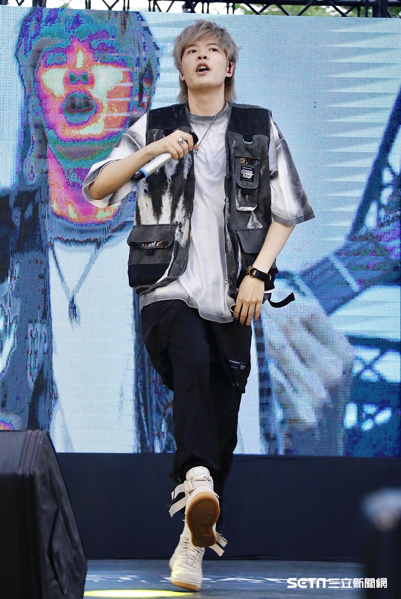 八三夭出席捷運盃街舞大賽。（圖／記者林聖凱攝影）