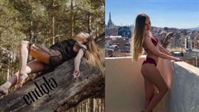 嘉琳娜在外拍途中意外溺斃。（圖／翻攝自instagram@galinamodel） 