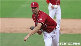 ▲樂天桃猿先發投手卡本特。（圖／記者劉彥池攝影）