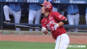 ▲樂天桃猿三壘手林立。（圖／記者劉彥池攝影）