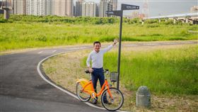 林智堅開箱指標導覽系統與左岸景觀公廁:微笑水岸不迷路好方便（圖／翻攝新竹市政府官網）
