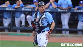 ▲富邦悍將捕手林宥穎。（圖／記者劉彥池攝影）