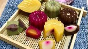 花彩繽紛晶凍月餅（臺北市衛生局提供）