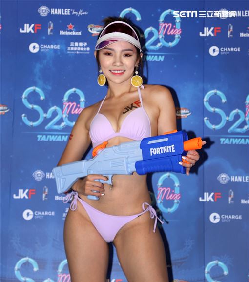 性感比基尼女郎辣椒chili。（記者邱榮吉/攝影）