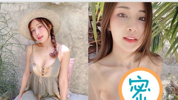 一塊布包巨乳　混血正妹猛挺ㄦ字雪奶