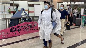 朱雪璋,松山機場　翻攝畫面 