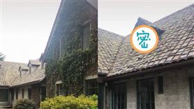 母親在廢棄豪宅的窗戶旁，拍到「一張清晰的人臉」（圖／翻攝自rebabeba抖音） 