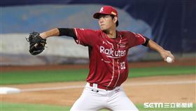 ▲樂天桃猿先發投手王溢正。（圖／記者劉彥池攝影）