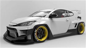 ▲Rocket Bunny寬體Yaris概念車。（圖／翻攝Human Horizons網站）