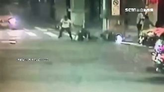 醉男突襲女騎士　柔道哥上前幫壓制