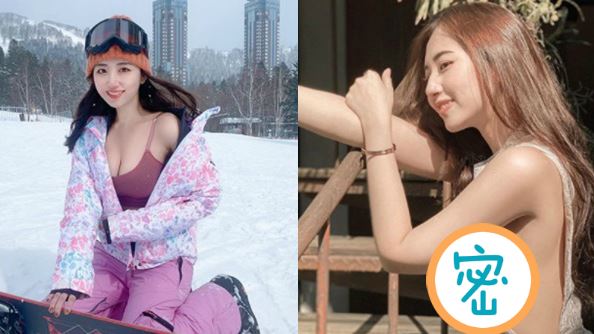 沒穿內衣裸半球　正妹雪乳形狀全看光