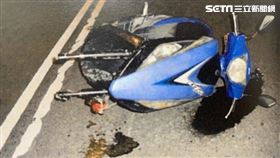 混擬土,騎士,身亡,桃園,翻攝畫面