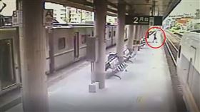 羅東車站,撞飛,監視器,太魯閣號