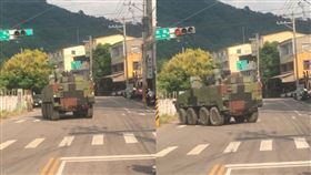 台中,大里,雲豹甲車,過彎,故障（圖／翻攝自臉書社團爆料公社）