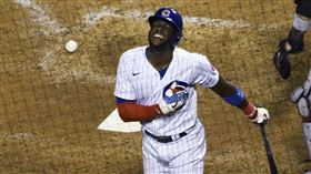 ▲梅本（Cameron Maybin）挨再見觸身球。（圖／美聯社／達志影像）