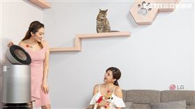 台灣LG電子昨（15）天舉行記者會，宣布推出LG PuriCare 360°空氣清淨機寵物功能增加版（圖／台灣樂金提供）