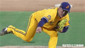 ▲中信兄弟先發投手廖乙忠。（圖／記者劉彥池攝影）