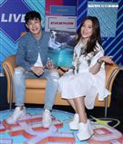 施易男、羅美玲安安大明星舞台劇宣傳。（記者邱榮吉/攝影）