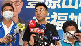 江啟臣：兩岸交流最重要是善意尊重對等國民黨宣布不以政黨形式參加海峽論壇，黨主席江啟臣（中）15日表示，海峽論壇只是溝通管道之一，兩岸交流最重要是善意、尊重、對等。中央社記者趙麗妍攝　109年9月15日